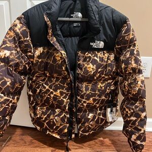 The North Face Black and Brown Patterned Jacket